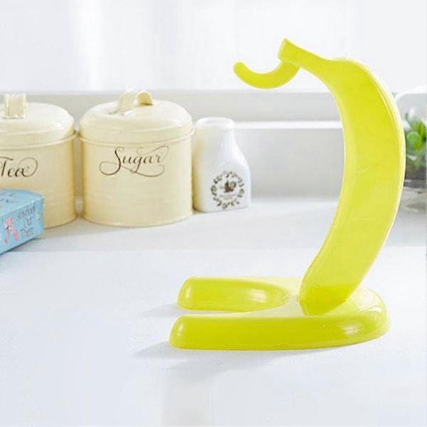 1 stk Plastik Bananhængere Gulvtype Frugt Holder Stativ & 1 stk Europæisk Delikat Frugtfad, Lux
