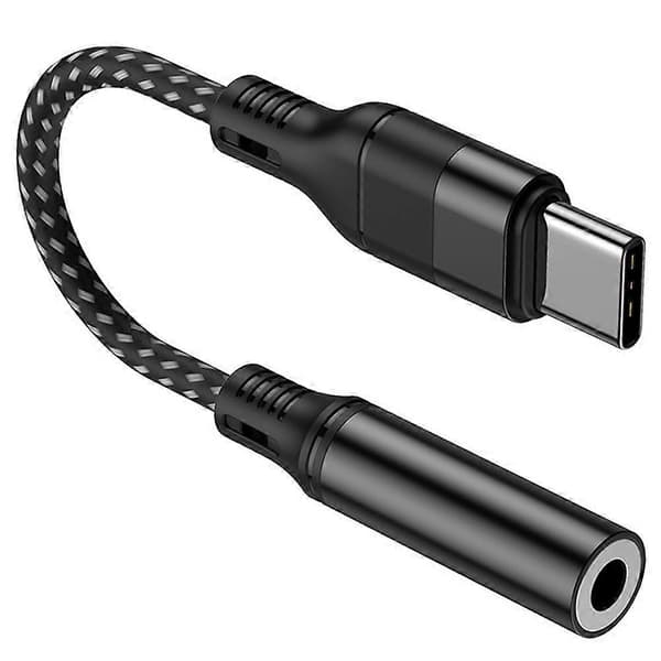 USB C Hodetelefonadapter USB C Til Aux Adapter USB Lydgrensesnitt Tilbehør