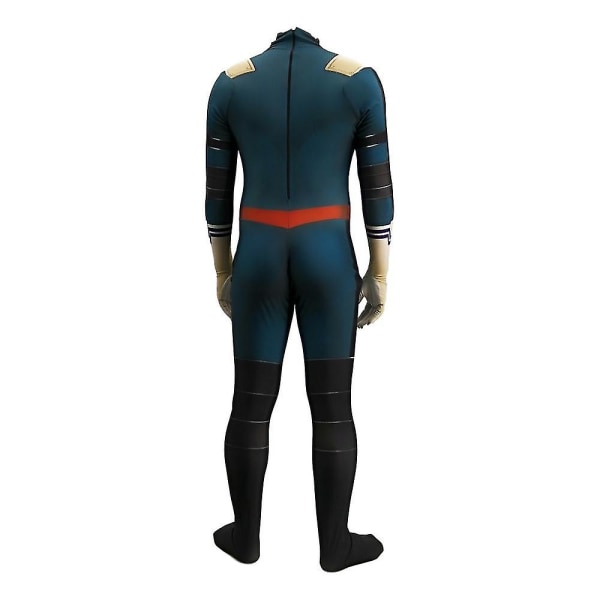 Anime Cosplay Kostymer Midoriya Izuku Jumpsuit Full Set Battle Uniform Halloween Fancy Dress Kostym Outfit för Unisex Adult XL 170 180