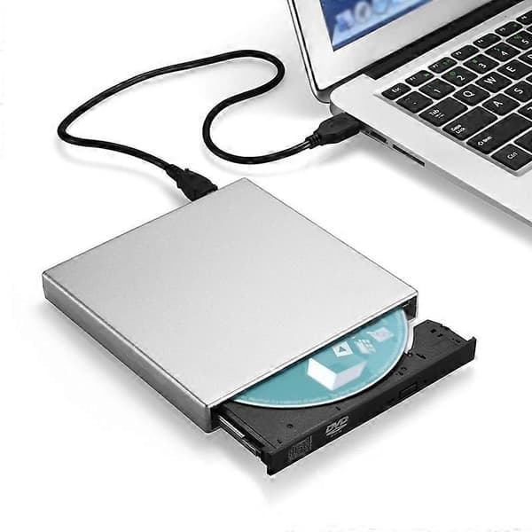 USB Ekstern CD-RW Brænder DVD/CD Læser Afspiller Optisk Drev til Bærbar Computer