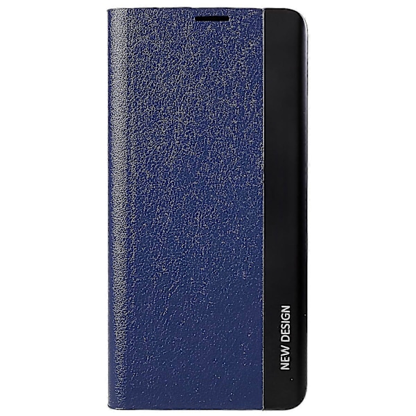 För Samsung S21 Fe Fjärde Generationens Ställ Läderfodral Azure Style B Samsung Galaxy S21 FE