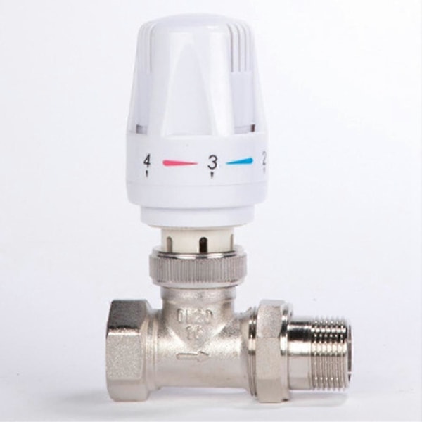 Termostatisk radiatorventil gulvvarme temperaturkontrol termostatventil (dn15)