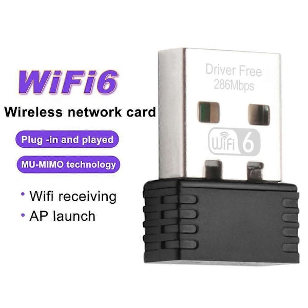 USB Langaton Verkkokortti, Ajuriton 300Mbp/s Langaton Wi-Fi Adapteri 802.11ac Wi-Fi Signaalin Vastaanotin Lähetin Kannettavalle Pöytätietokoneelle