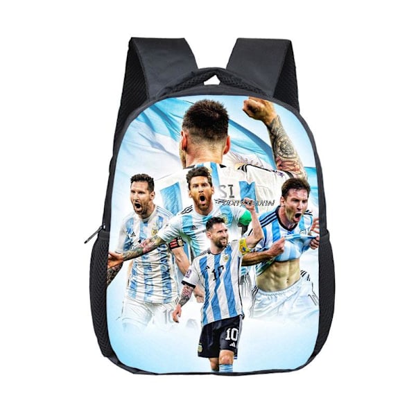 Messi-reppu lapsille, sarjakuvapainatus, koululaukku, oppilaan koululaukku style 3