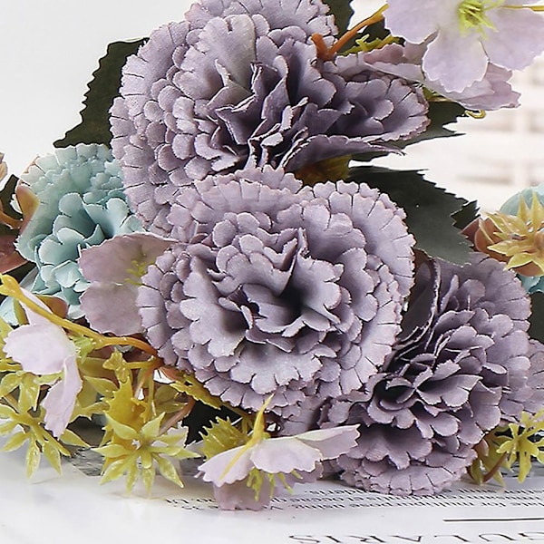 2 stk. Kunstig nellikblomst Naturtro DIY Hagefest Morsdagsdekor