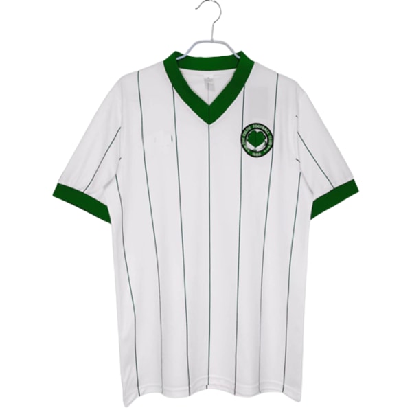 1984-86 Celtics skräddarsydd träningsdräkt på bortaplan med kortärmad tröja EvraNO.3 XL