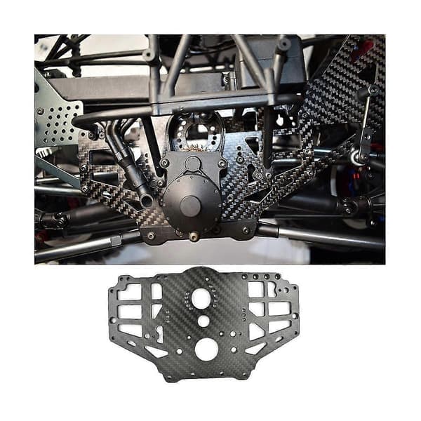 Kolfiber Medium Växellåda Vänster Och Höger Yttre Sidskyddsplatta För Losi 1/8 Solid Axle