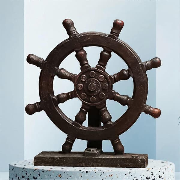 Middelhavsstil Marine Ror Retro Model Rekvisitter Ornamenter