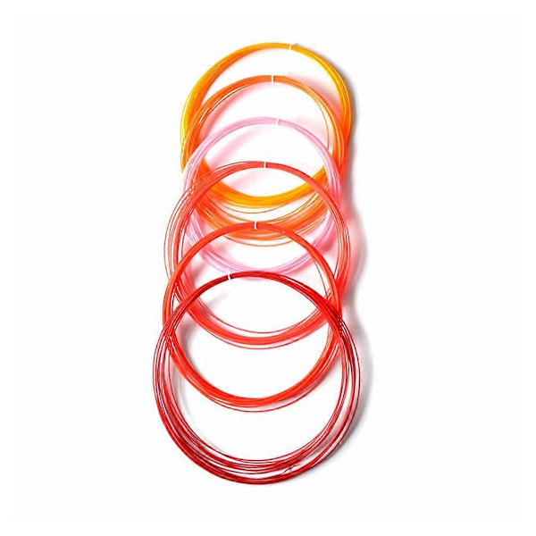 3D Pen Filament Refills 1.75mm ABS 328 Lineære 20 Forskellige Farver
