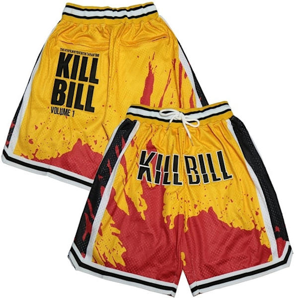 2023 nya basket KILL BILL shorts utomhus sport beach shorts M