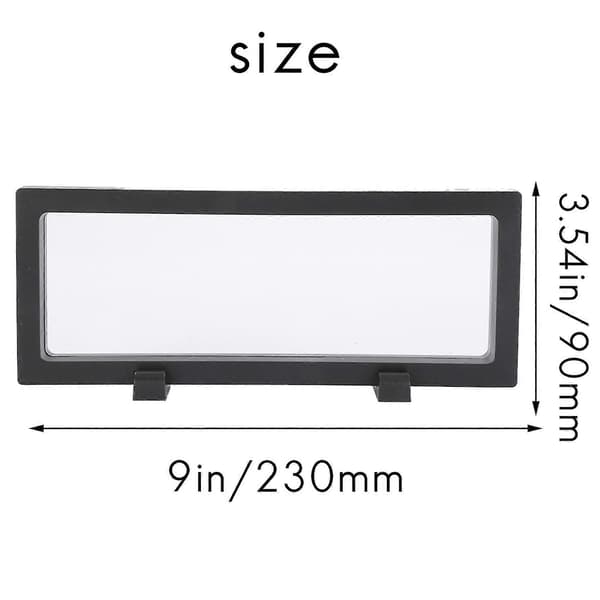 5-delt sett med 3D-display - transparente displayrammer for smykker, , , Me
