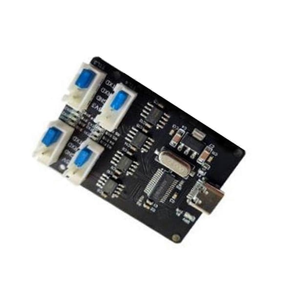 4-kanals USB til TTL Modul Ch340 Hub TTL Type-C Grensesnitt