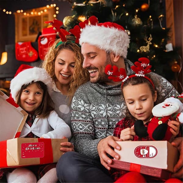 Julklappsetiketter, julklappsdekaler, julklappsnamnlappar