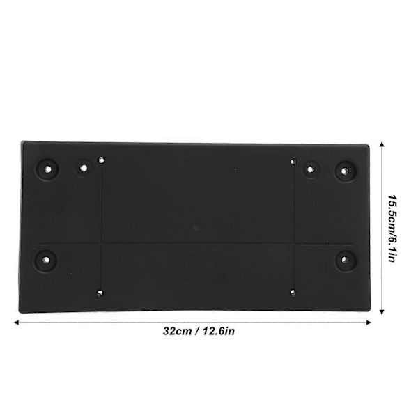 Forlygte Nummerpladeholder 51139801613 Stabil Støtte Nummerpladebeslag Udskiftning til Cooper R60 R61