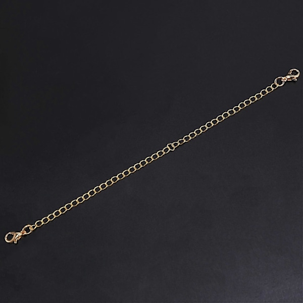 12 st Kedjeförlängare, 6 Storlekar Rostfritt Stål Armbandsförlängning Halsbandsförlängare För DIY Smycken