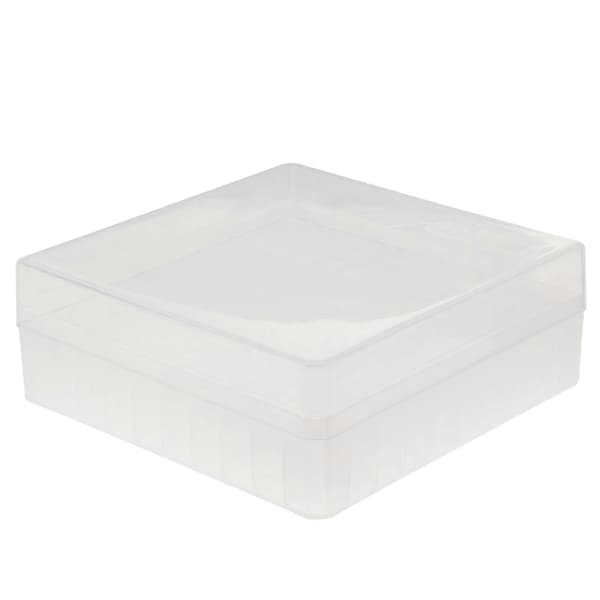 Mikrocentrifugrör Box Plast Fri Frysrör Box Polykarbonat Rör Box (100 Brunnar)