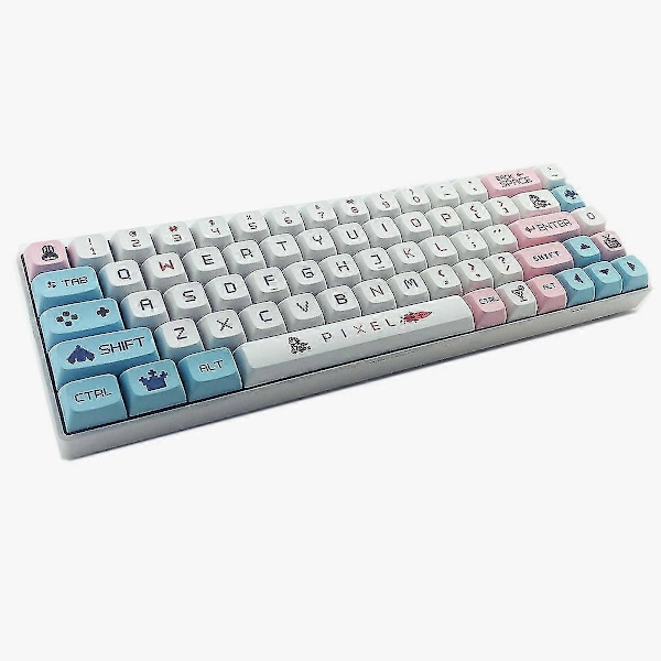 Pbt Keycap 125 Tangenter Xda Hög Profil Personlig Engelsk Tangent För Mekaniskt Gamingtangentbord F