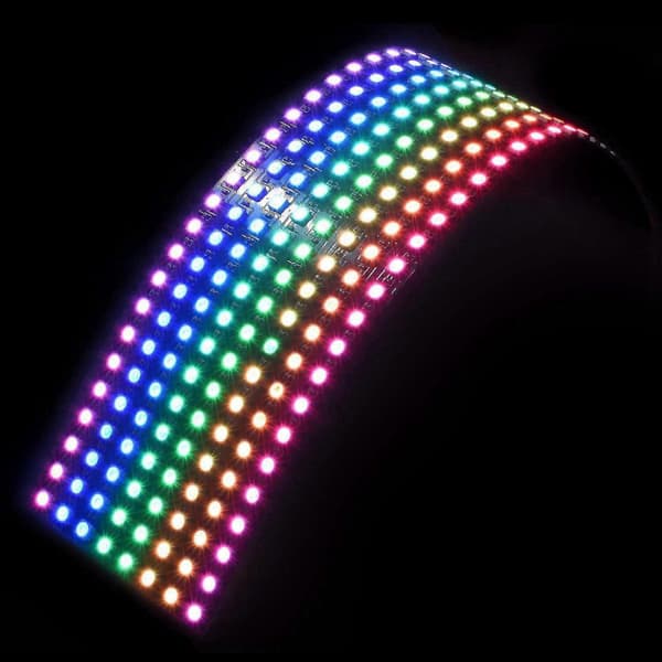 3 st 16x16 Sk6812 Ws2812b Adresserbar Flexibel LED Panel Pixelskärm Digital Pixelskärm DC5V