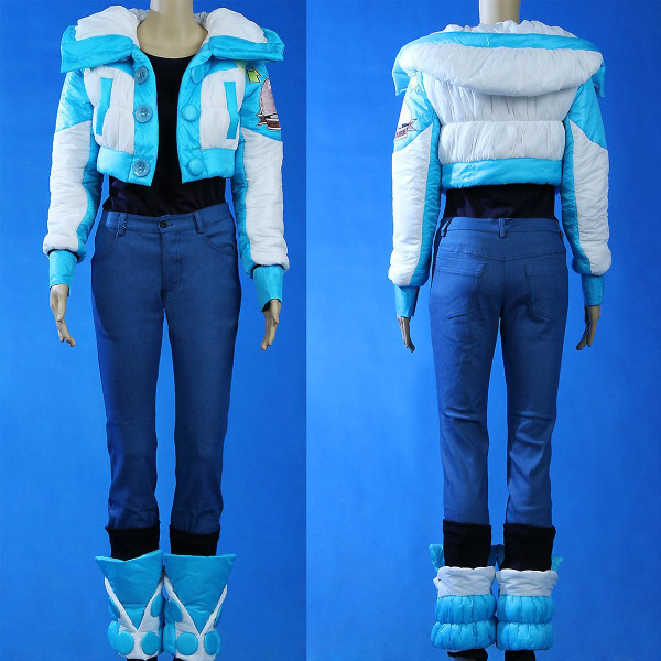 Vinterjacka Dramatical Murder Seragaki Aoba Cosplay Kostym Mjuk Jacka Varm XL
