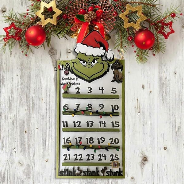 Julekalender Skrivebord Tredekorasjon