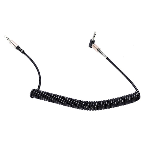 3,5 mm O Aux-kabel 3,5 forgyldt 90 graders O-kabel 3,5 mm til bil til Bl