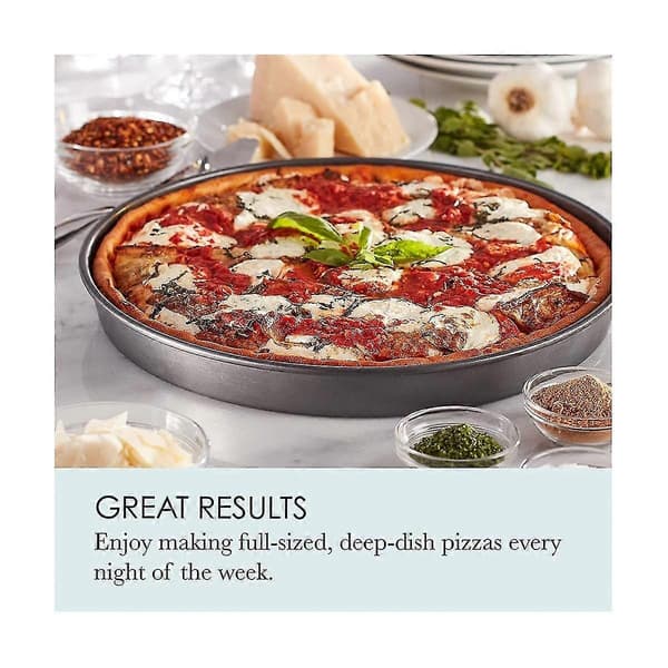 Pizzapande Bageform Non-stick Rund Bageplade til Kit Pizzapande 15 Tommer