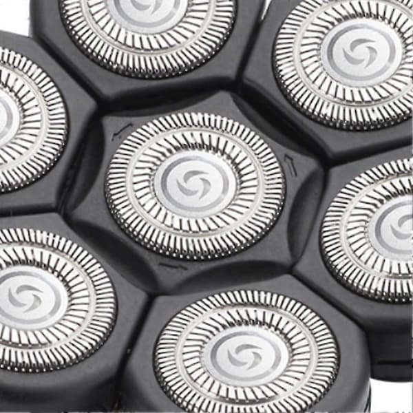 Erstatningsbarberhode Elektrisk Barbermaskin 7d Uavhengig 7 Kutter Flytende Hode Vanntett Rustfritt