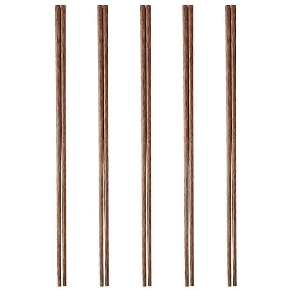 5 Par Antiskli Matlaging Spisepinner Tre Lange Spisepinner Hot Pot Spisepinner
