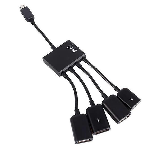 Med Switch-opladningsfunktion Otg -usb Hub Én Træk Fire Mobiltelefon Multi-interface