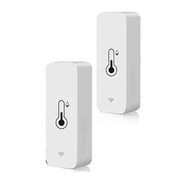 Wifi Temperatur Fugtighedssensor Trådløs Temperatur Fugtighedsmåler, smart Indendørs Termometer Hyg