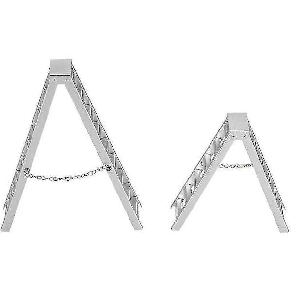 1/10 Skala Tilbehør Mini Sammenleggbar Stige i Aluminiumlegering For 1:10 Rc Crawler Bil Axial Scx10 Trx4