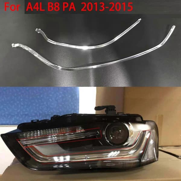 Drl Guide Strip Til- A4l B8 Pa 2013-2015 Dag Kørerør Bil Dagkørsel