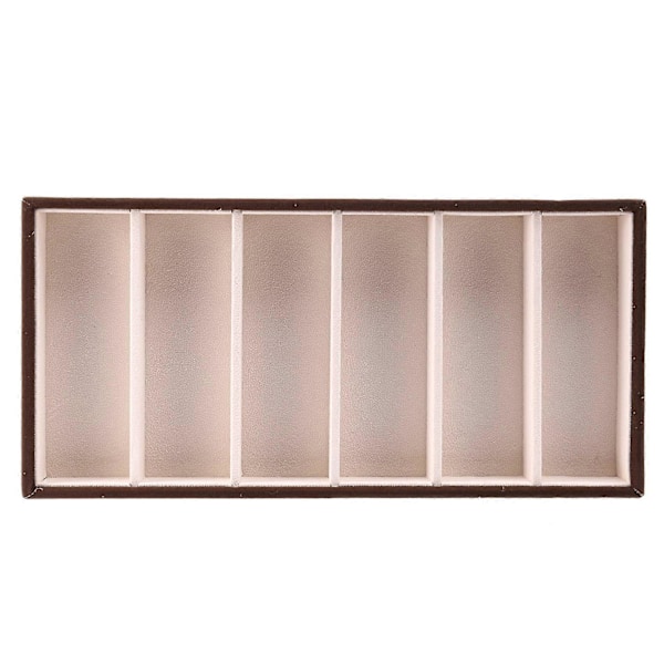 Displaykasse til 6 briller, solbrilleboks, briller, displaybakke H, smykke bakke, T