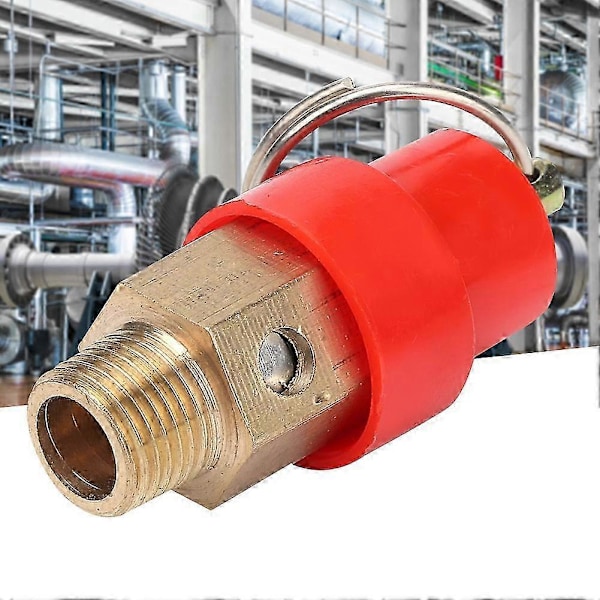 3st 8KG Säkerhetsventil för luftkompressor Tryckavlastningsventil Regulator (G1/8')