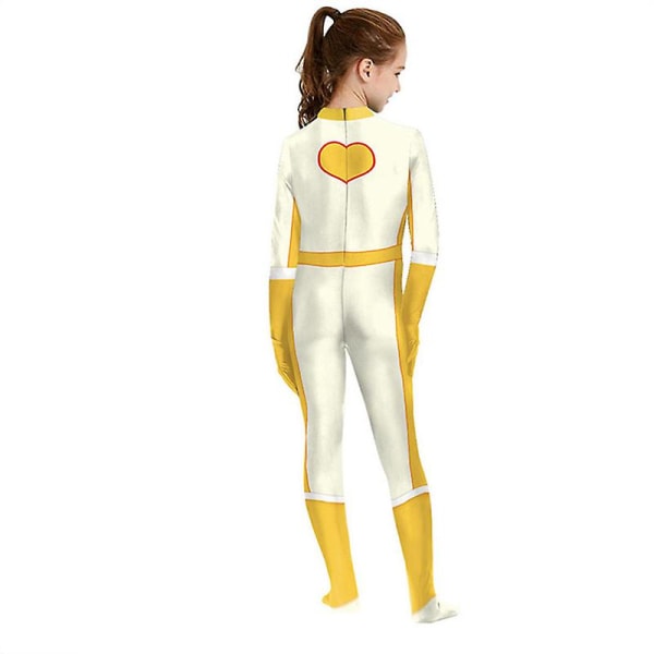 Tjejdräkt Rosa Princess Cosplay Jumpsuits YELLOW L