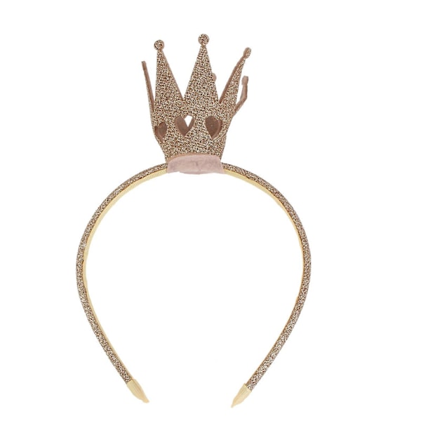 Underbart Diadem Hårband Håraccessoarer för Barn Huvudbonad för Festdekoration (Guld)