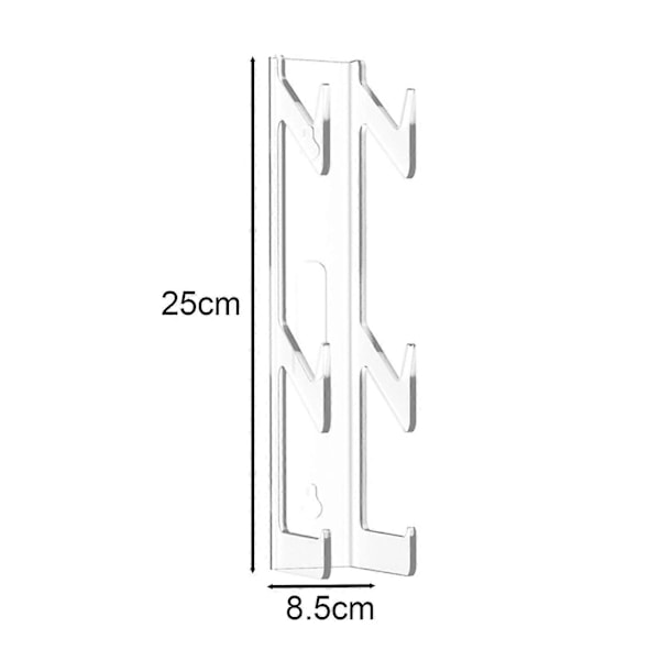 Gamepad Hållare Väggmonterad Skruvfixering Stabilt Stöd Transparent Universell Förvaringshylla Kompatibel PS5/Kompatibel PS4/Kompatibel Xbox/för Switch
