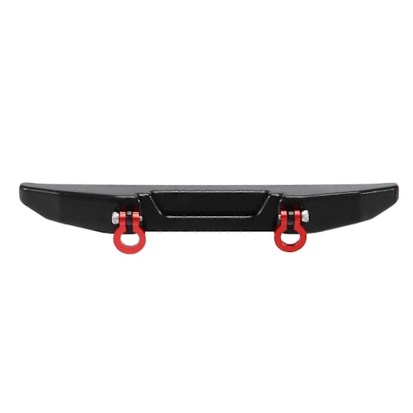 Metall Bakre Støtfanger Med Slepekrok For Axial Scx24 Axi00005 1/24 Rc Crawler Bil Oppgraderingsdeler, svart