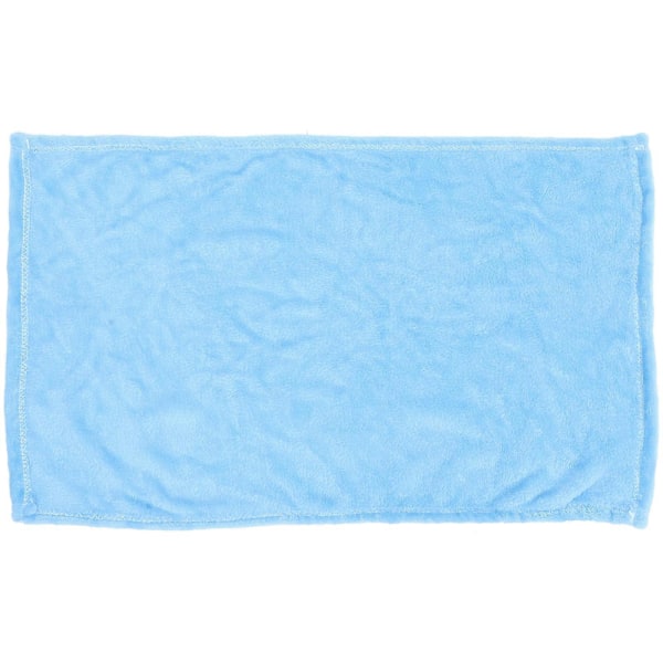 Underbar Flanell Fleece Husdjursfilt Mjuk Handduk Enfärgad Husdjursfilt (Himmelsblå)