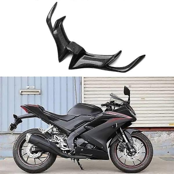 Kolfiber Främre Kåpa Aerodynamiska Winglets Nedre Skydd För Yzf-r15 V3.0 2017 2
