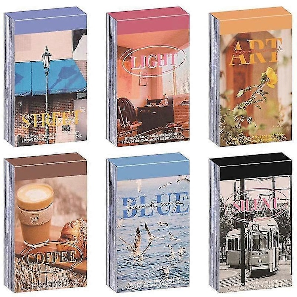 300 st Estetisk Landskap Klistermärken Bokstil Deco Pappersvaror Scrapbooking Dekorativ Bakgrund Klistermärke