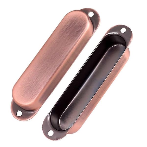 3st Gitarrskydd Stängda Metall Single Coil Skydd För St Sq Elgitarr, röd