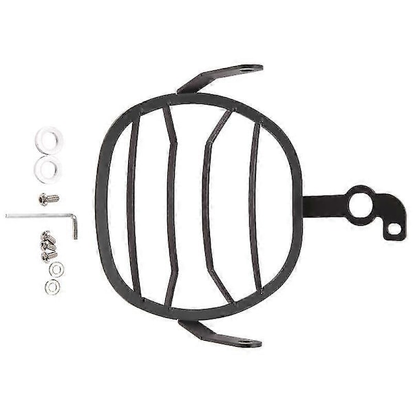 Motorcykel Forlygte Beskytter Skærm Hoved Lys Lampe Grill Cover Lys Beskyttelse Til Loncin Voge 5