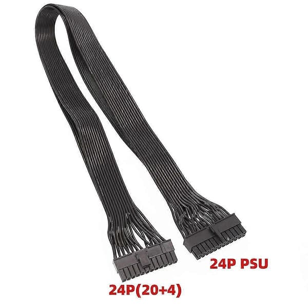 For 24-pin Modulær Kabel 24-pin Psu Flat Kabel