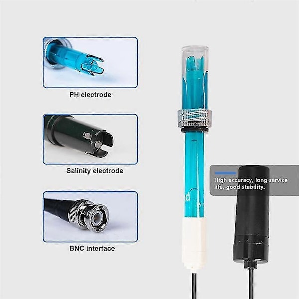 3-i-1 Wifi Detektor Ph/ity/temp Elektrisk Bnc Typ Sond För Rium Hydroponisk
