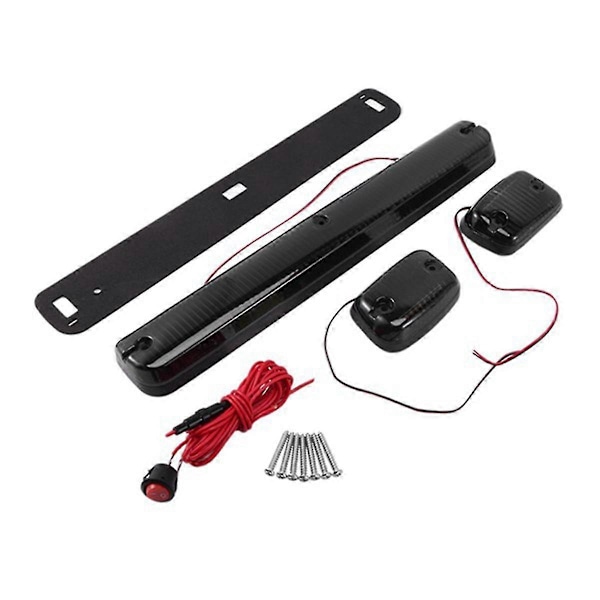 3 stk. Cab Er Tak Running Side LED For Chevy Silve 2007-2013