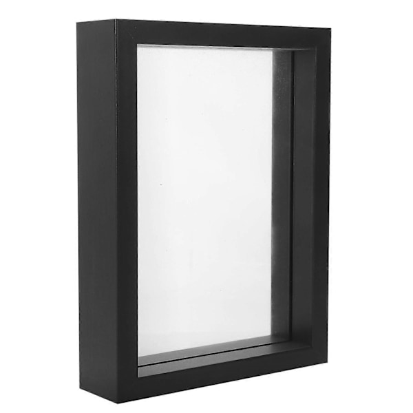 Glass Display Ramme Treramme Prøve Dobbeltsidig Glassramme Bilderamme