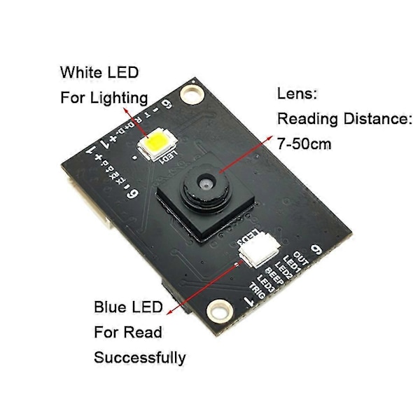 Gm805 Seriel Dc5v Usb/ttl232 Interface 1d/2d Stregkodelæser Pdf417 Stregkodescannermodul Til Windo