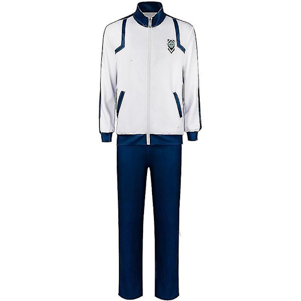 Cosplay-asu Anime Bluelock Urheiluvaatteet Asut Kaulakorulla Asutarvikkeet Aikuisille Juhlapukeutumiseen Sopii Näyttämöesityksiin, Lahjaksi, Cosplay-ystäville, XL
