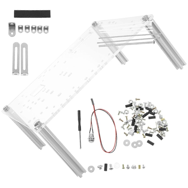1 Sæt Åben Computer Kabinet Åben Ramme Computer Kabinet ITX/UATX DIY Chassis Beslag